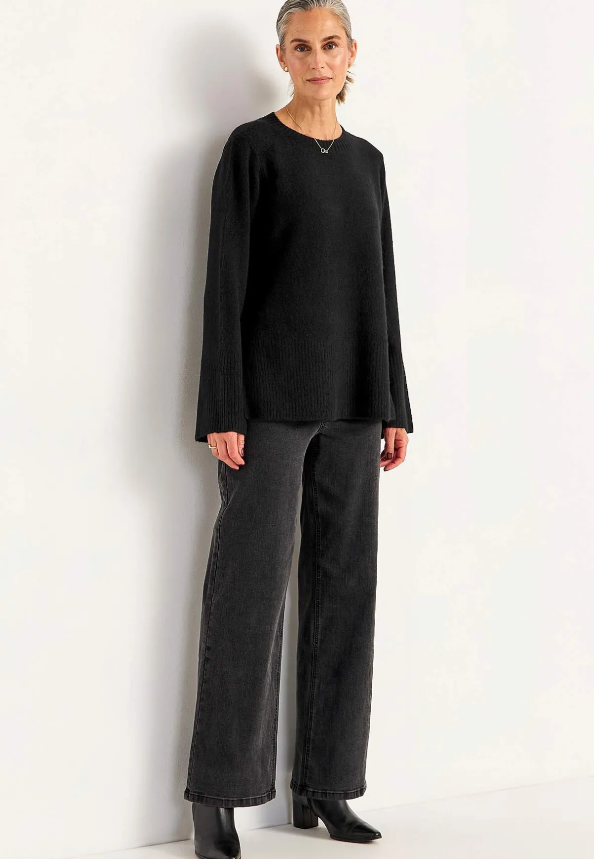 Cellbes of Sweden Stickad tröja med slitsar Discount