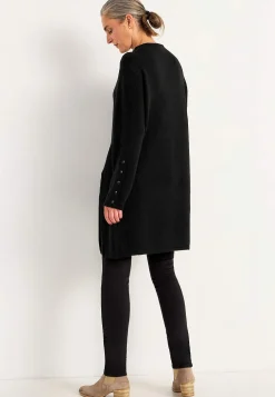 Cellbes of Sweden Stickad tunika med slits Svart Outlet