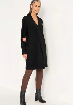 Cellbes of Sweden Stickad tunika med vriden detalj Svart New