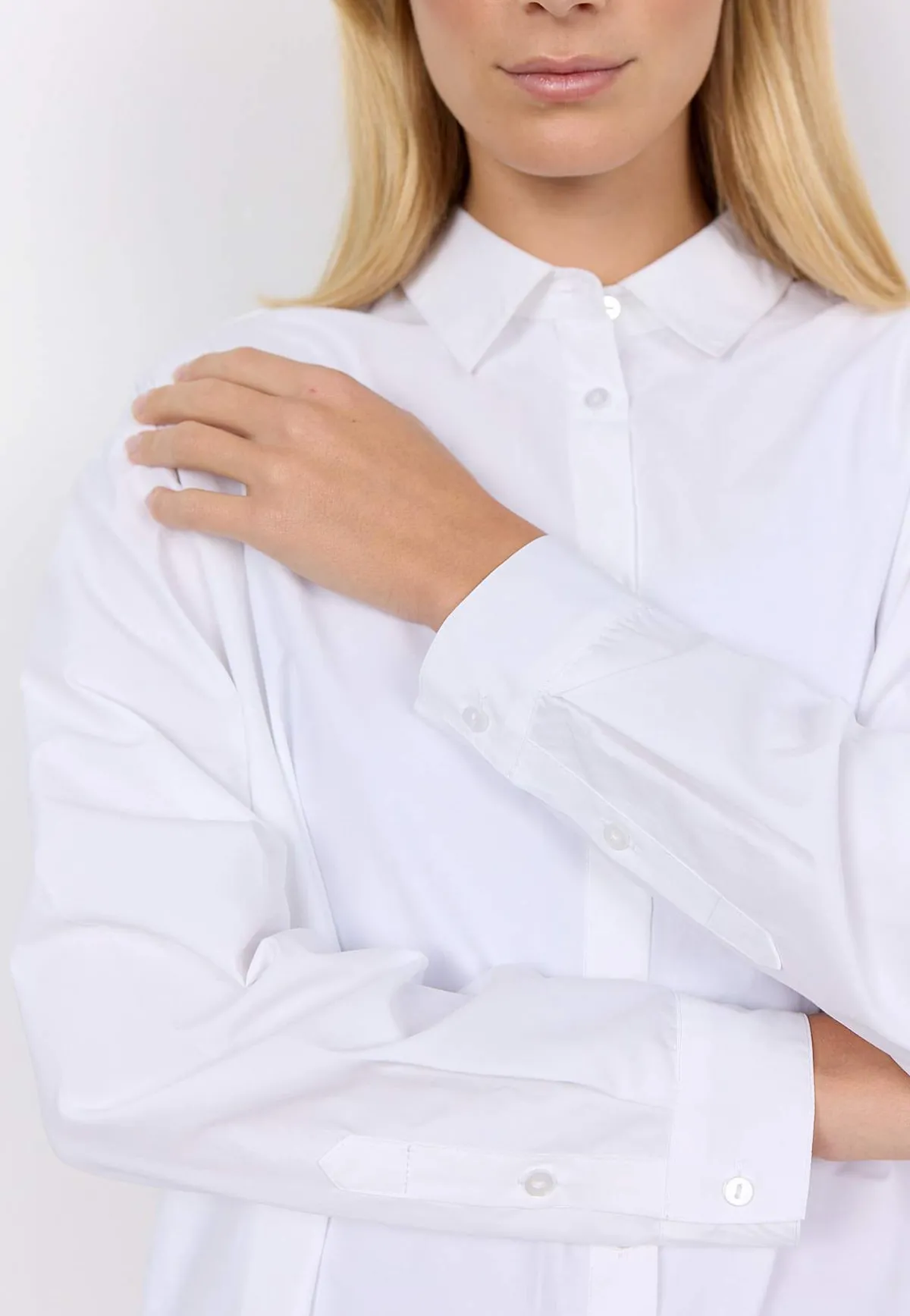 Soyaconcept Stilren långskjorta Vit Clearance