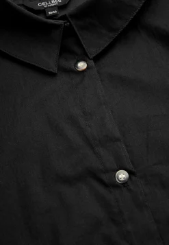 Cellbes of Sweden Strandskjorta med uppvikbara ärmar Svart Best