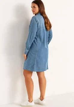 Cellbes of Sweden Stretchig jeansklänning Mellanblå / Denim Discount
