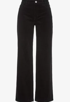 Cellbes of Sweden Stretchig manchesterbyxa med vida ben Svart Discount