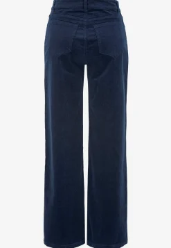 Cellbes of Sweden Stretchig manchesterbyxa med vida ben Marin Best