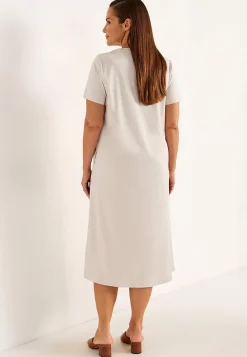 Cellbes of Sweden Stretchig Premium trikåklänning Ljusbeige Hot