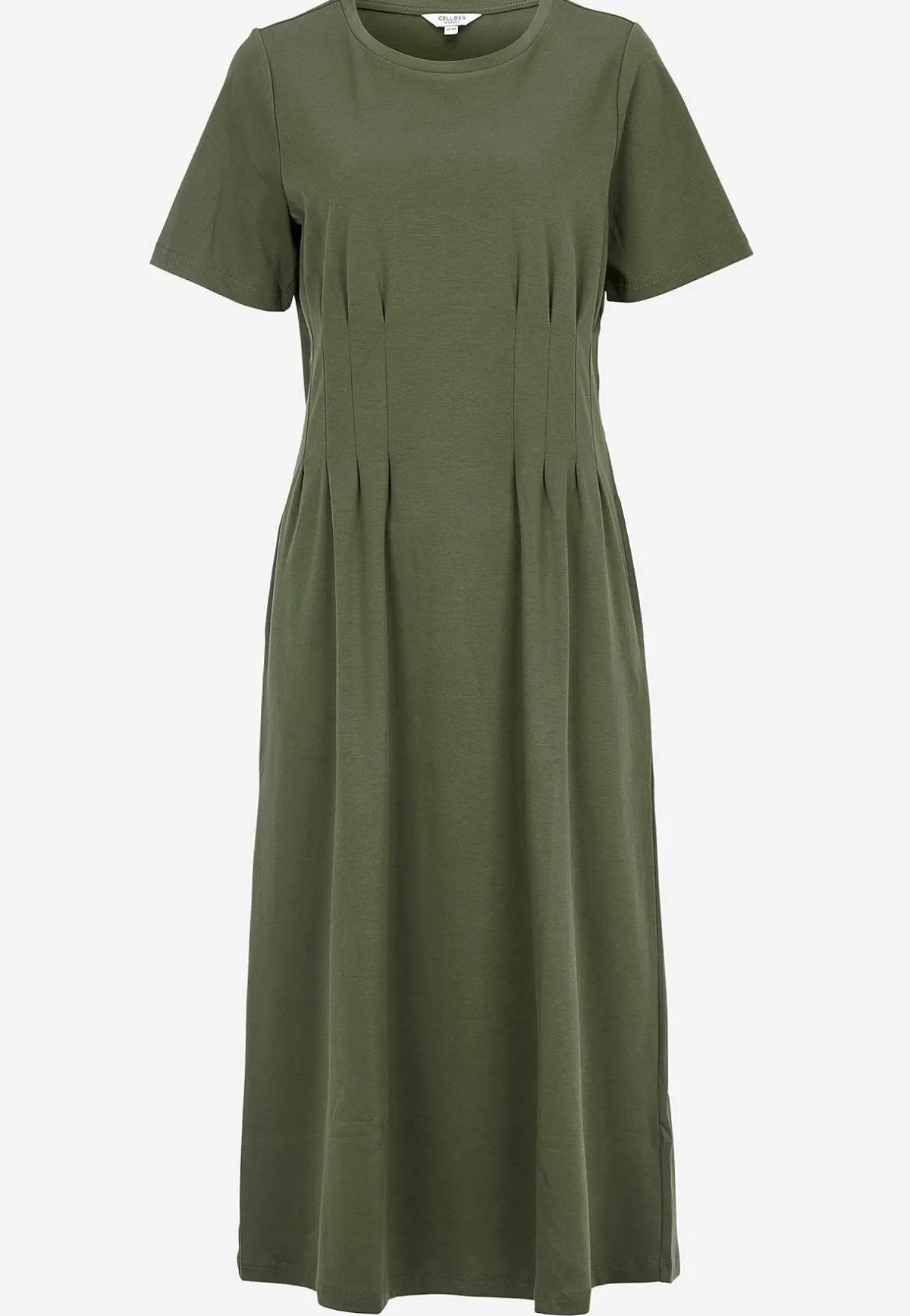 Cellbes of Sweden Stretchig Premium trikåklänning Olivgrön Hot
