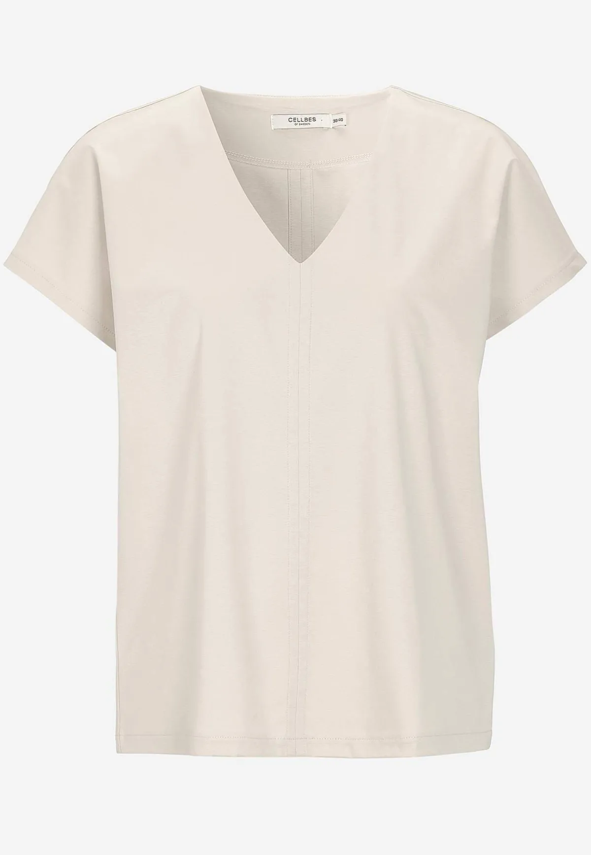Cellbes of Sweden Stretchig Premium trikåtopp Ljusbeige New