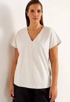 Cellbes of Sweden Stretchig Premium trikåtopp Ljusbeige New