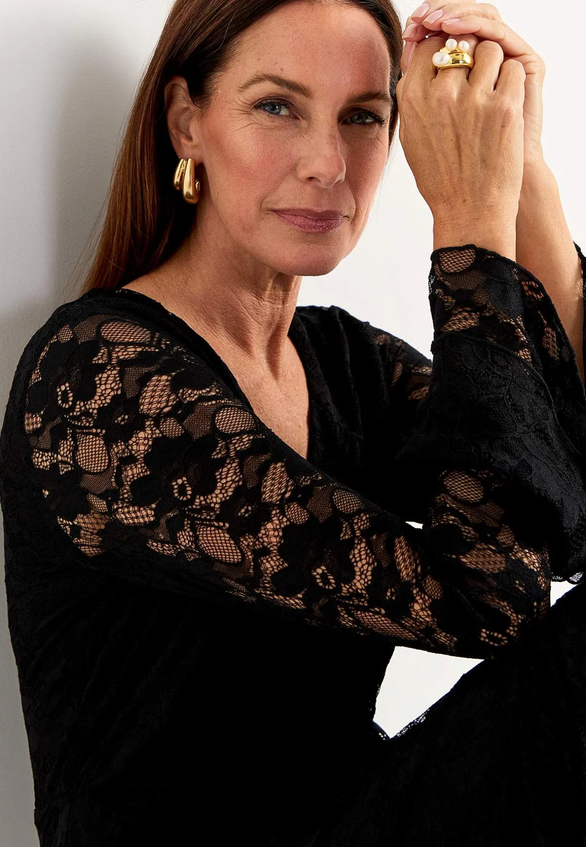 Johanna Toftby x Cellbes Stretchig spetsklänning Clearance