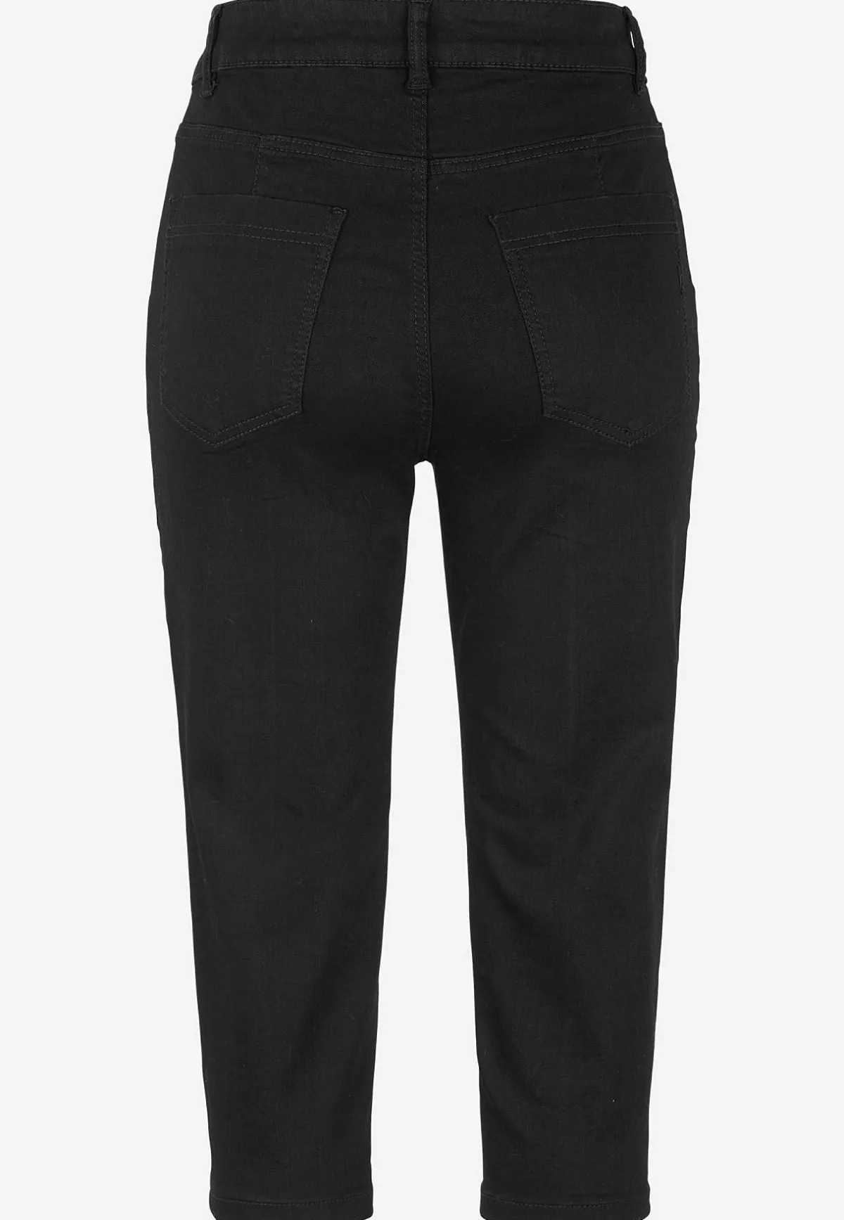 Cellbes of Sweden Stretchiga caprijeans med sytt pressveck