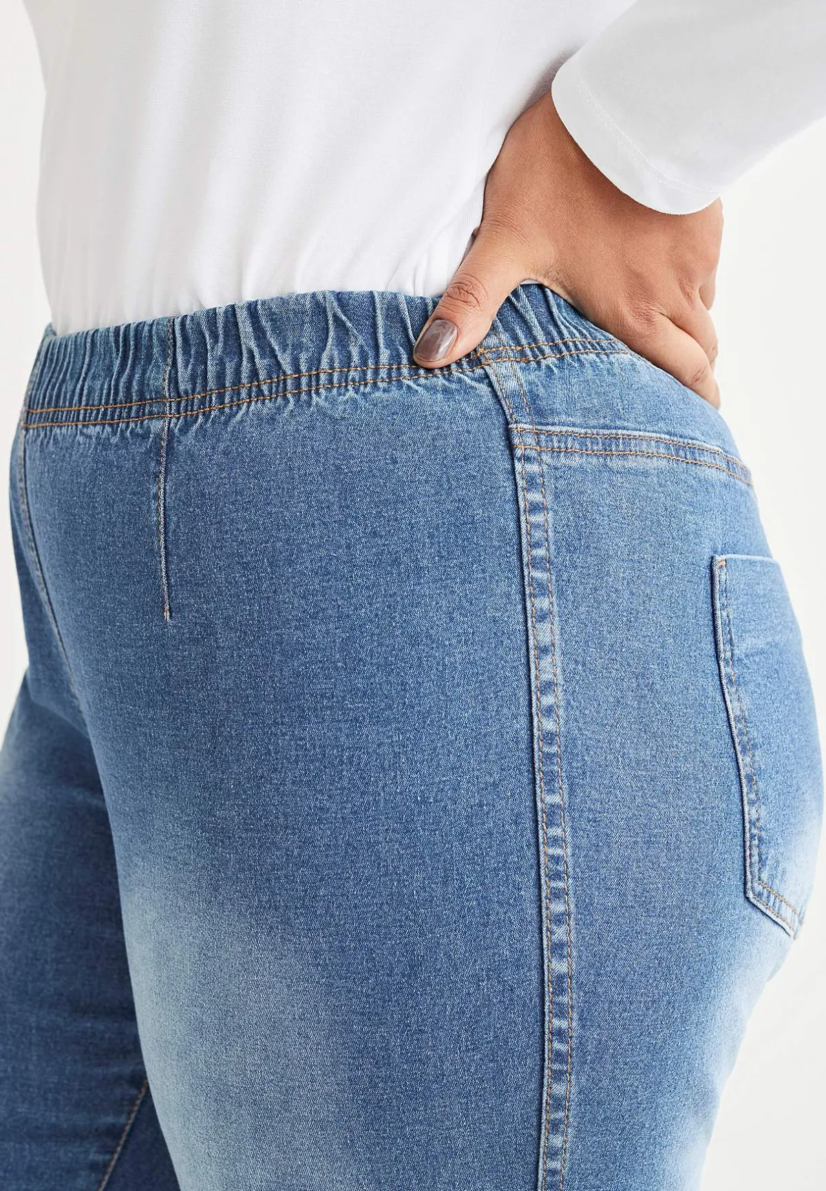 Cellbes of Sweden Stretchiga jeggings Ljusblå New