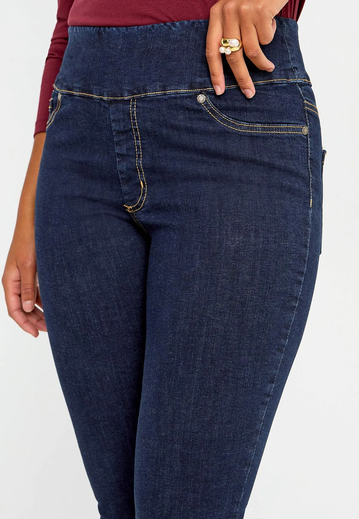 Cellbes of Sweden Stretchiga jeggings med hög resårmidja Elin Clearance