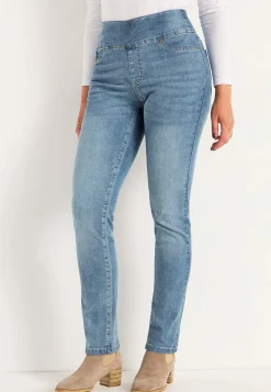 Cellbes of Sweden Stretchiga jeggings med hög resårmidja Elin Ljusblå / Denim Outlet