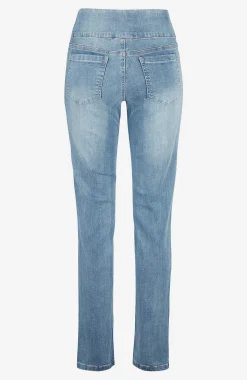 Cellbes of Sweden Stretchiga jeggings med hög resårmidja Elin Ljusblå / Denim Outlet