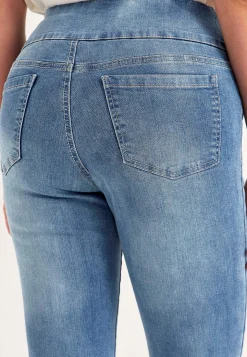 Cellbes of Sweden Stretchiga jeggings med hög resårmidja Elin Ljusblå denim New
