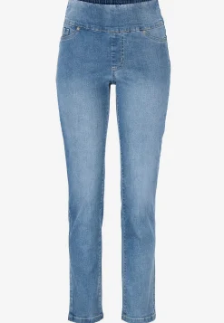 Cellbes of Sweden Stretchiga jeggings med hög resårmidja Elin Ljusblå denim New