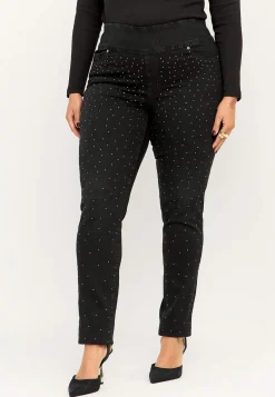 Cellbes of Sweden Stretchiga jeggings med strassdetaljer Best