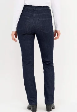 Cellbes of Sweden Stretchjeans med rakt ben - tre längder Linnea Mörk denim / Otvättad Best