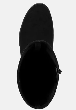 Jana Stretchstövel med klack Svart Clearance