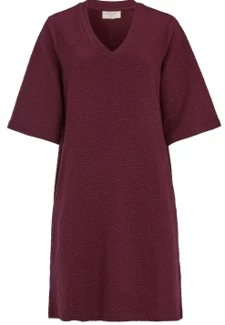 Freequent Strukturmönstrad trikåklänning New