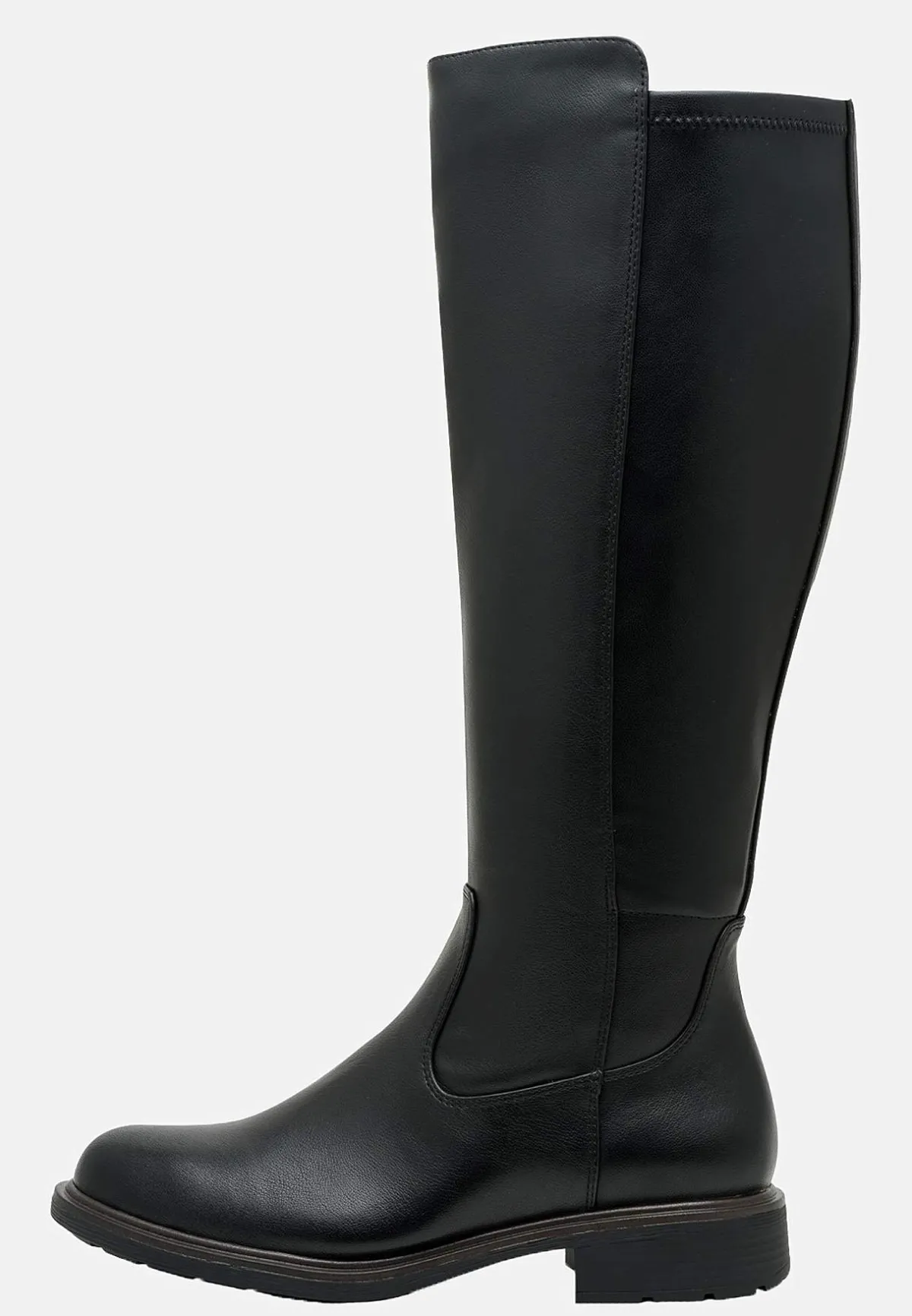 Jana Stövel med stretchigt skaft Svart Best