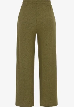 Soyaconcept Supermjuk, bekväm trikåbyxa Olivgrönmelange Sale