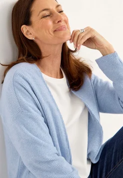 Cellbes of Sweden Supermjuk cardigan med fickor Beata Ljusblå melange Clearance