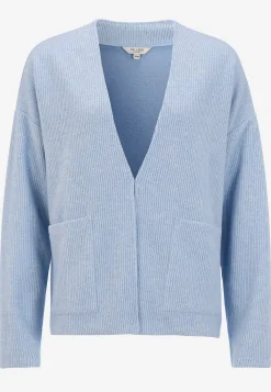 Cellbes of Sweden Supermjuk cardigan med fickor Beata Ljusblå melange Clearance