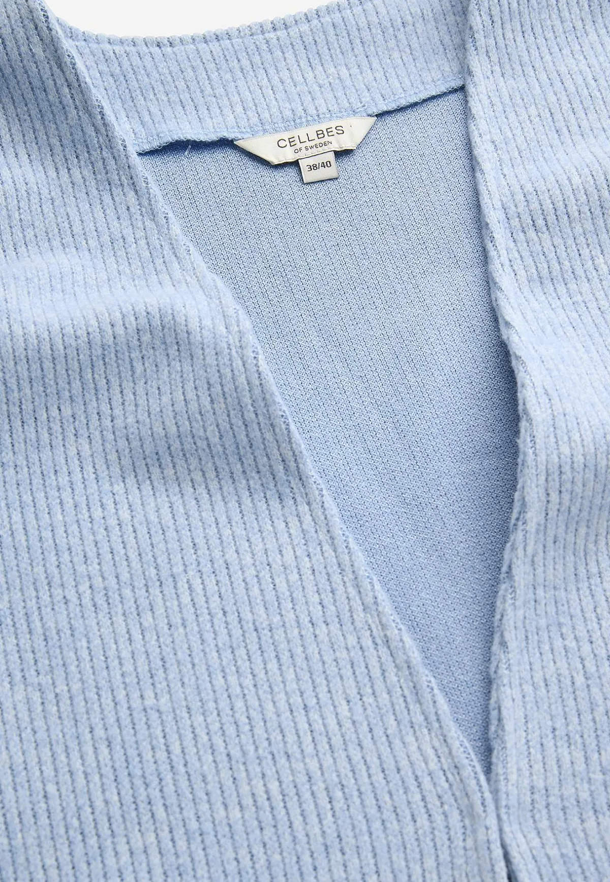 Cellbes of Sweden Supermjuk cardigan med fickor Beata Ljusblå melange Clearance