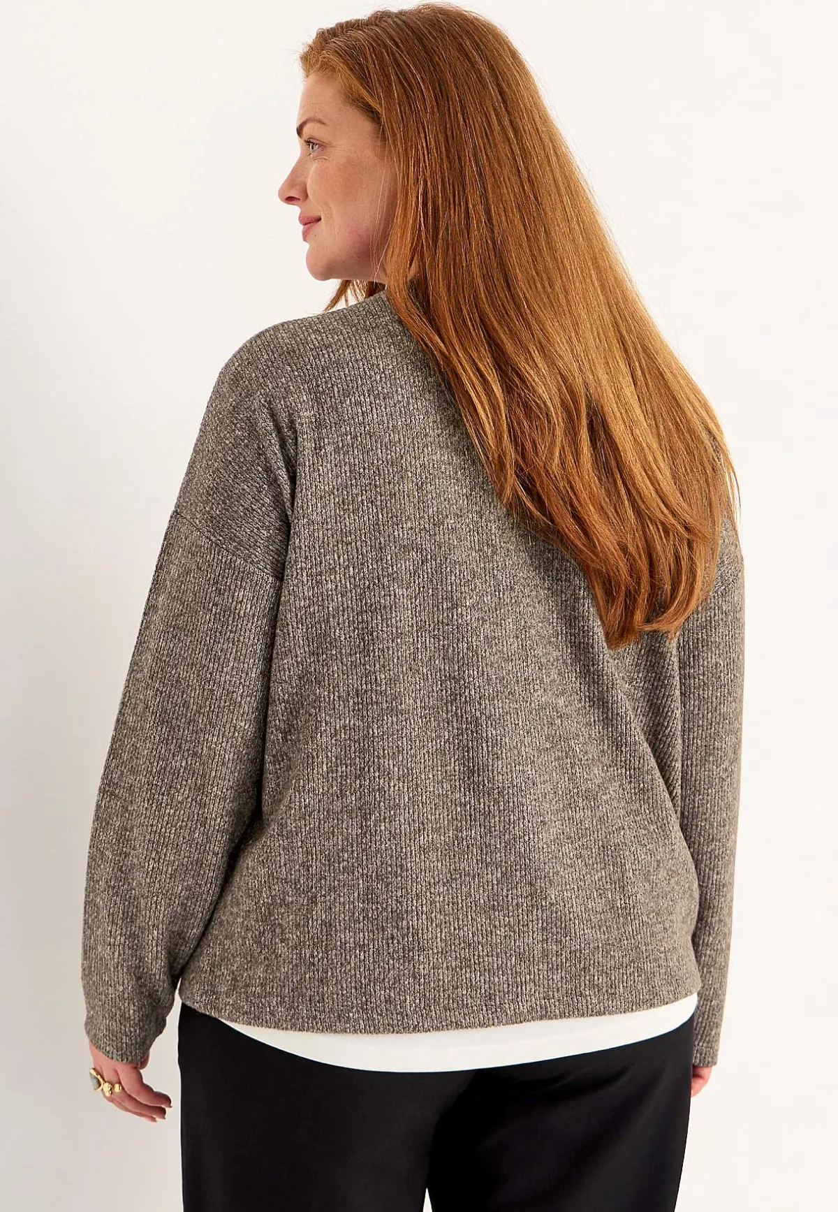 Cellbes of Sweden Supermjuk cardigan med fickor Beata Nougatmelange Best