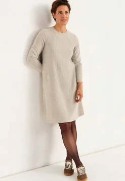 Cellbes of Sweden Supermjuk klänning med fickor Beata Beigemelange New