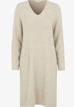 Cellbes of Sweden Supermjuk klänning med fickor Beata Ljusbeige / Melerad Best