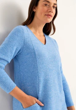 Cellbes of Sweden Supermjuk klänning med fickor Beata Ljusblå / Melerad Online