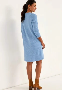 Cellbes of Sweden Supermjuk klänning med fickor Beata Blåmelange Outlet