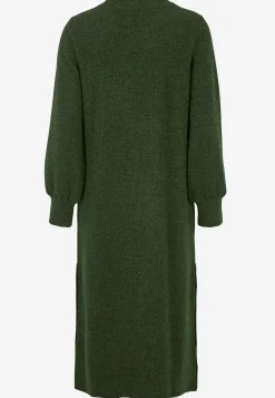 Cellbes of Sweden Supermjuk klänning med knappar Beata Grön / Melerad New