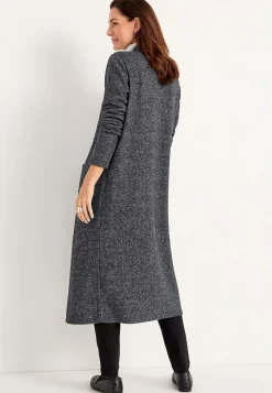 Cellbes of Sweden Supermjuk, lång cardigan med fickor Beata Grå / Melerad Outlet