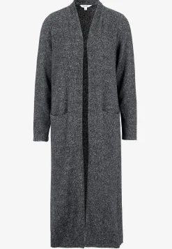 Cellbes of Sweden Supermjuk, lång cardigan med fickor Beata Grå / Melerad Outlet