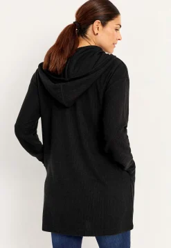 Cellbes of Sweden Supermjuk lång cardigan med fickor Beata Svart Clearance