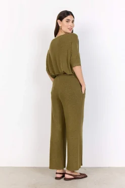 Soyaconcept Supermjuk, melerad trikåtopp Olivgrönmelange