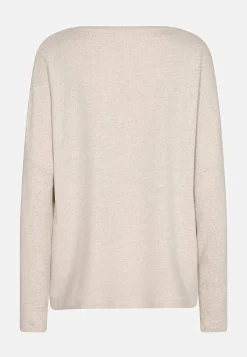 Soyaconcept Supermjuk, melerad trikåtopp Vinrödmelange Outlet