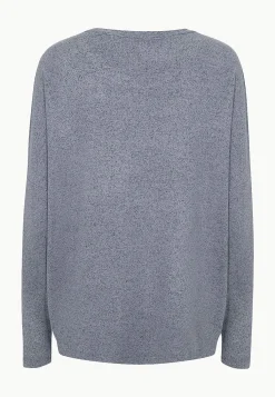 Soyaconcept Supermjuk, melerad trikåtopp Brunmelange Sale