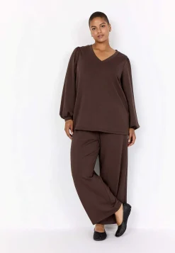 Wasabiconcept Supermjuk trikåtopp Brun Discount