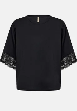 Soyaconcept Supermjuk trikåtopp med spets