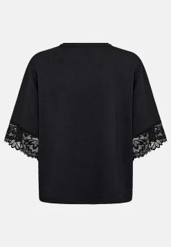 Soyaconcept Supermjuk trikåtopp med spets