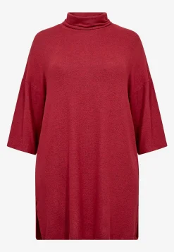 Wasabiconcept Supermjuk trikåtunika Rödmelange Discount