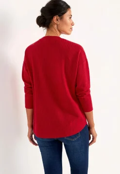 Cellbes of Sweden Supermjuk tröja med dekorativ mittsöm Beata Blåmelange