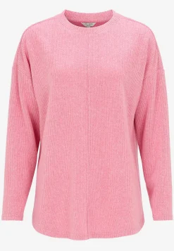 Cellbes of Sweden Supermjuk tröja med dekorativ mittsöm Beata Blåmelange