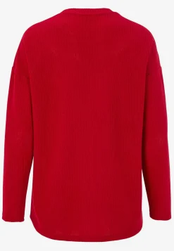 Cellbes of Sweden Supermjuk tröja med dekorativ mittsöm Beata Blåmelange