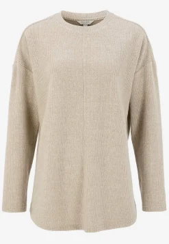 Cellbes of Sweden Supermjuk tröja med dekorativ mittsöm Beata Beige Online