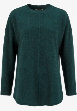 Cellbes of Sweden Supermjuk tröja med dekorativ mittsöm Beata Rosamelange Best